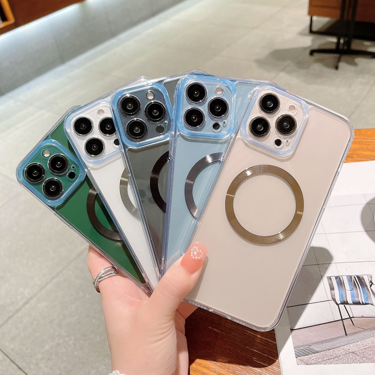 HD Glass CD MagSafe Magnetic Phone Case For iPhone 12(Blue Circle) HD Glass CD MagSafe Magnetic Phone Case For iPhone 12(Blue Circle)