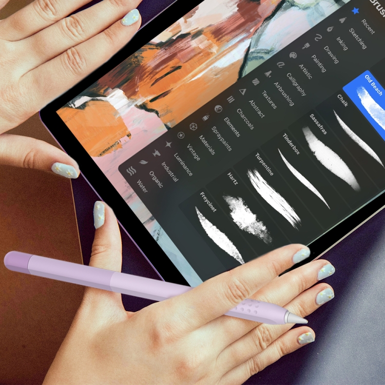 DUX DUCIS Rainbow Gradient Silicone Stylus Protective Case for Apple Pencil 2 / Pro(Gradient Purple) DUX DUCIS Rainbow Gradient Silicone Stylus Protective Case for Apple Pencil 2 / Pro(Gradient Purple)