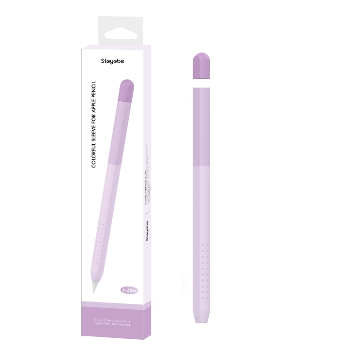 DUX DUCIS Rainbow Gradient Silicone Stylus Protective Case for Apple Pencil 2 / Pro(Gradient Purple) DUX DUCIS Rainbow Gradient Silicone Stylus Protective Case for Apple Pencil 2 / Pro(Gradient Purple)