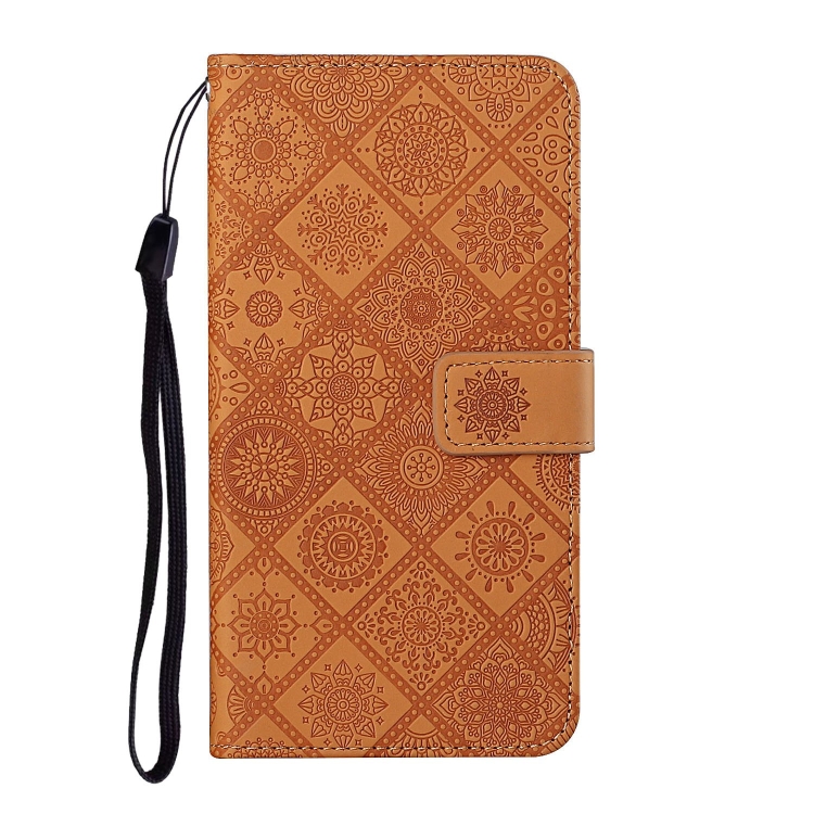 For Samsung Galaxy S22 5G Ethnic Style Embossed Pattern Leather Phone Case(Brown) For Samsung Galaxy S22 5G Ethnic Style Embossed Pattern Leather Phone Case(Brown)