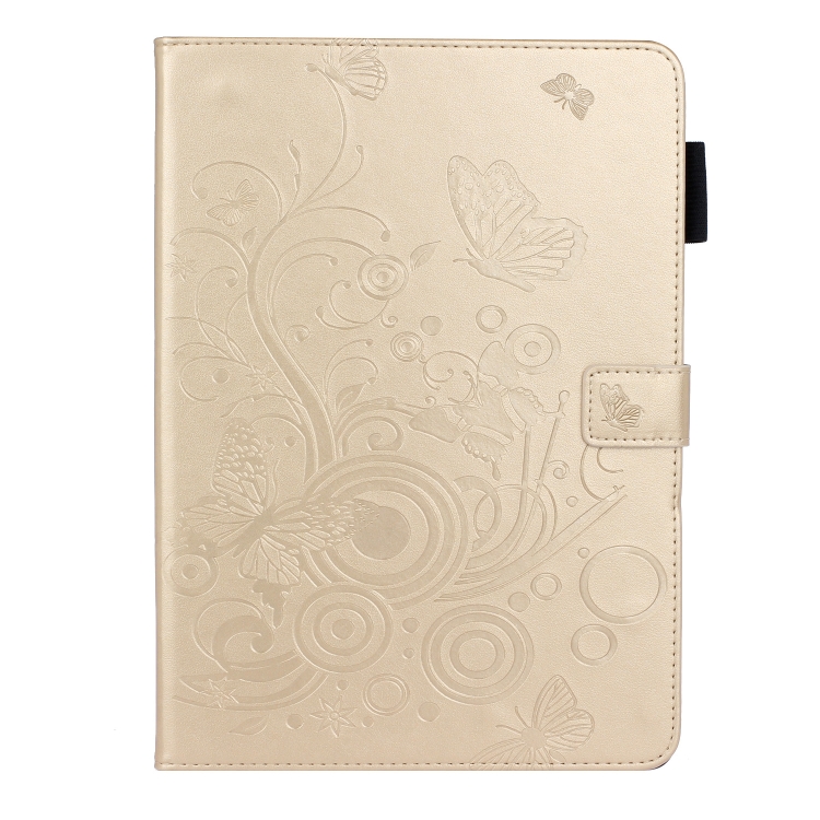 For iPad Pro 11 inch 2020 / 2018 Embossed Butterfly Pattern Smart Leather Tablet Case(Gold) For iPad Pro 11 inch 2020 / 2018 Embossed Butterfly Pattern Smart Leather Tablet Case(Gold)