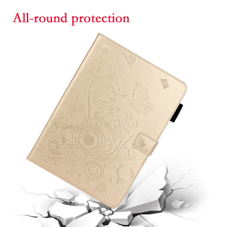 For iPad Pro 11 inch 2020 / 2018 Embossed Butterfly Pattern Smart Leather Tablet Case(Gold) For iPad Pro 11 inch 2020 / 2018 Embossed Butterfly Pattern Smart Leather Tablet Case(Gold)