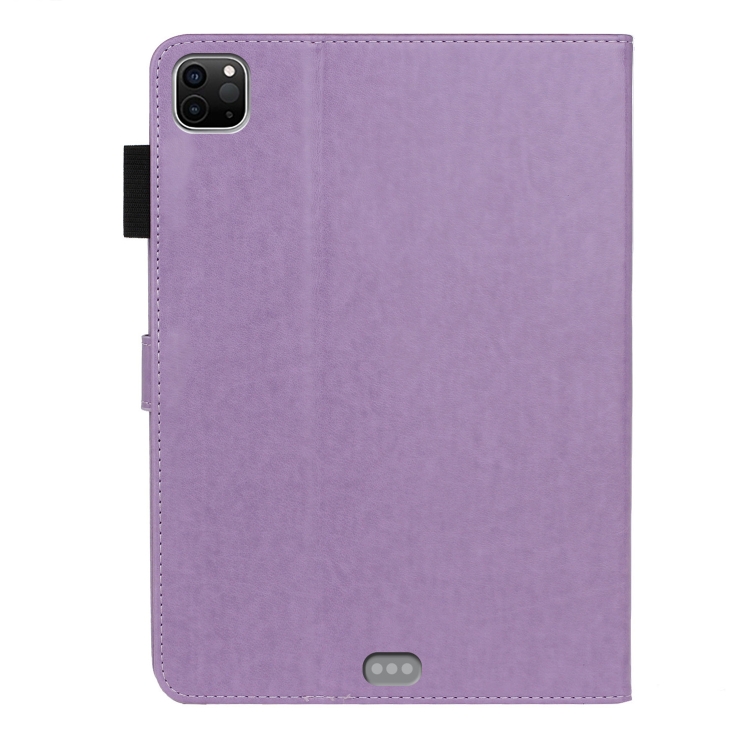 For iPad Pro 11 inch 2020 / 2018 Embossed Plum Bossom Pattern Smart Leather Tablet Case(Purple) For iPad Pro 11 inch 2020 / 2018 Embossed Plum Bossom Pattern Smart Leather Tablet Case(Purple)