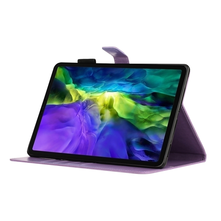 For iPad Pro 11 inch 2020 / 2018 Embossed Plum Bossom Pattern Smart Leather Tablet Case(Purple) For iPad Pro 11 inch 2020 / 2018 Embossed Plum Bossom Pattern Smart Leather Tablet Case(Purple)