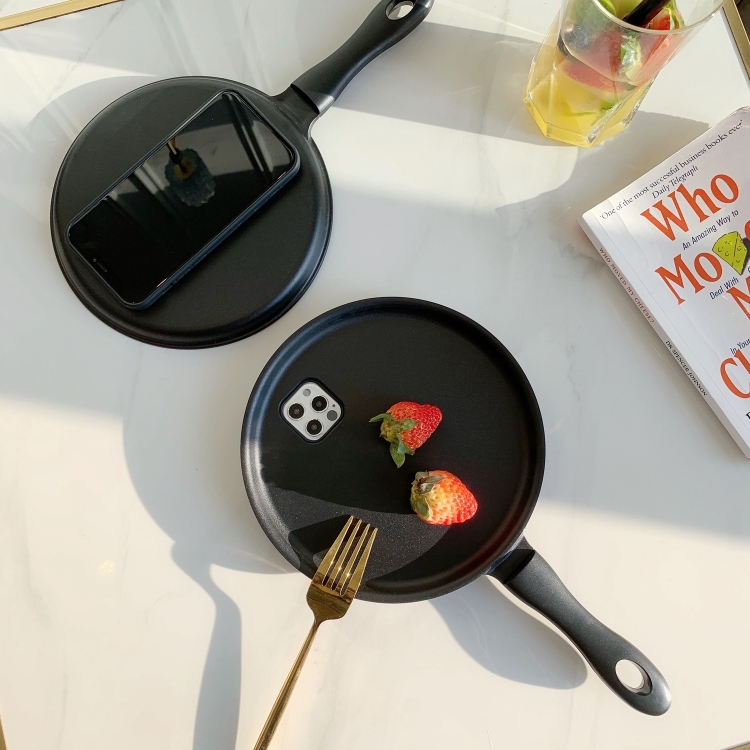 For iPhone 11 Pro 3D Frying Pan PC + TPU Phone Case (Black) For iPhone 11 Pro 3D Frying Pan PC + TPU Phone Case (Black)