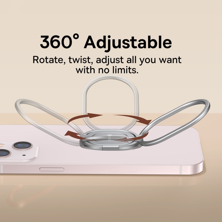 Baseus Orbital Folding Mobile Phone Ring Holder(Silver) Baseus Orbital Folding Mobile Phone Ring Holder(Silver)
