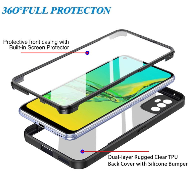 Para OPPO A74 5G ACRYLIC + TPU 360 grados Case de teléfono de