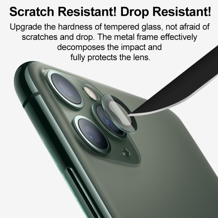 For iPhone 13 Pro / 13 Pro Max CD Texture Metal Lens Tempered Film (Grass Green) For iPhone 13 Pro / 13 Pro Max CD Texture Metal Lens Tempered Film (Grass Green)