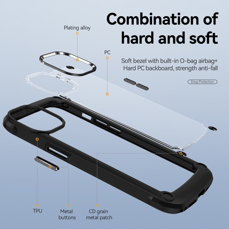 For iPhone 11 Pro TPU + PC Lens Protection Phone Case(Black) For iPhone 11 Pro TPU + PC Lens Protection Phone Case(Black)