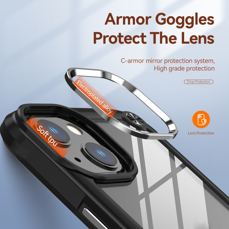 For iPhone 11 Pro TPU + PC Lens Protection Phone Case(Black) For iPhone 11 Pro TPU + PC Lens Protection Phone Case(Black)