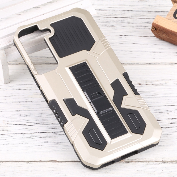For Samsung Galaxy S22 5G Vanguard Lanyard Kickstand TPU + PC Phone Case(Gold) For Samsung Galaxy S22 5G Vanguard Lanyard Kickstand TPU + PC Phone Case(Gold)