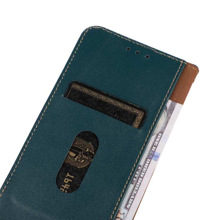 For Samsung Galaxy S22 5G KHAZNEH Nappa Top Layer Cowhide Leather Phone Case(Green) For Samsung Galaxy S22 5G KHAZNEH Nappa Top Layer Cowhide Leather Phone Case(Green)