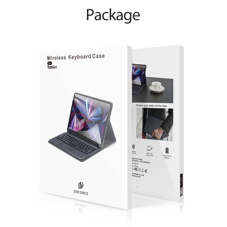 DUX DUCIS Bluetooth Keyboard Leather Case with Touchpad & Smart Sleep Function For iPad Air 4/5 / iPad Pro 11 2018/2020/2021/2022(Black) DUX DUCIS Bluetooth Keyboard Leather Case with Touchpad & Smart Sleep Function For iPad Air 4/5 / iPad Pro 11 2018/2020/2021/2022(Black)