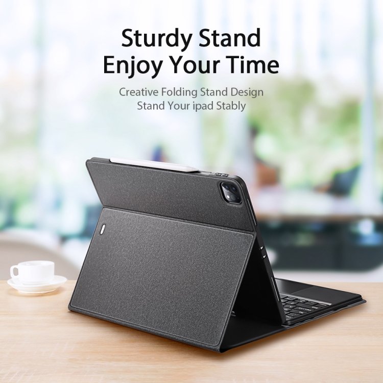 DUX DUCIS Bluetooth Keyboard Leather Case with Touchpad & Smart Sleep Function For iPad Pro 12.9 2020/2021/2022(Black) DUX DUCIS Bluetooth Keyboard Leather Case with Touchpad & Smart Sleep Function For iPad Pro 12.9 2020/2021/2022(Black)