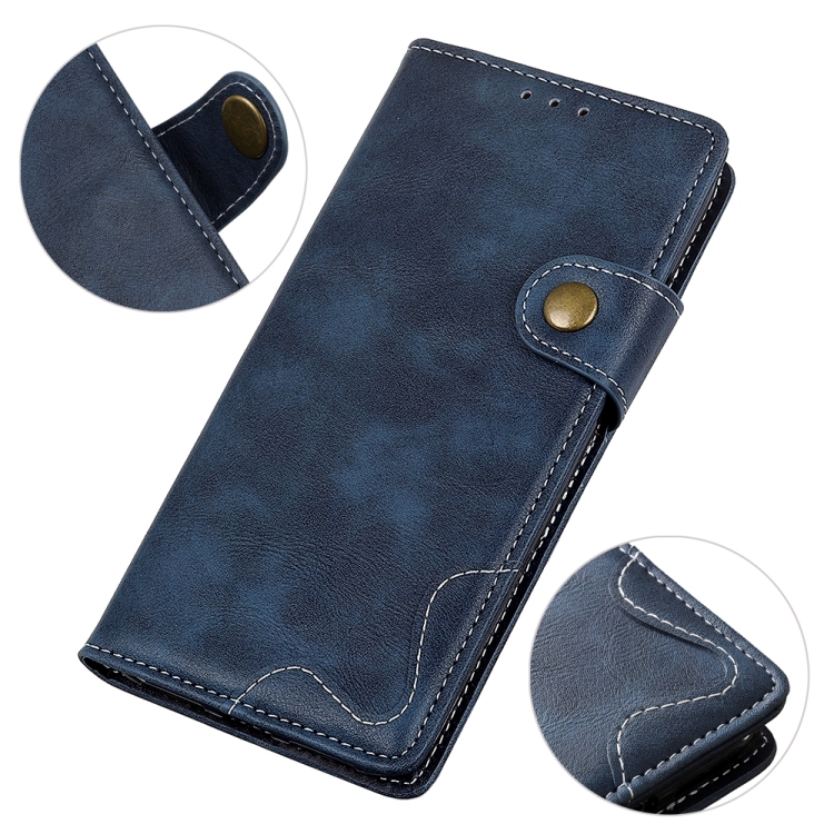 For Samsung Galaxy S22+ 5G S-Type Stitching Calf Texture Leather Phone Case(Blue) For Samsung Galaxy S22+ 5G S-Type Stitching Calf Texture Leather Phone Case(Blue)
