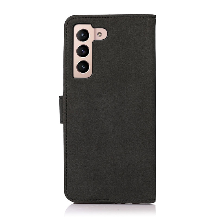 For Samsung Galaxy S22 5G KHAZNEH Matte Texture Leather Phone Case(Black) For Samsung Galaxy S22 5G KHAZNEH Matte Texture Leather Phone Case(Black)