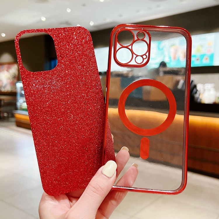 Electroplating Magsafe Magnetic Glitter Powder Phone Case For iPhone 11(Transparent) Electroplating Magsafe Magnetic Glitter Powder Phone Case For iPhone 11(Transparent)