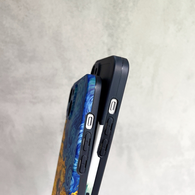 Oil Painting TPU Phone Case For iPhone 12(Sunflower) Oil Painting TPU Phone Case For iPhone 12(Sunflower)