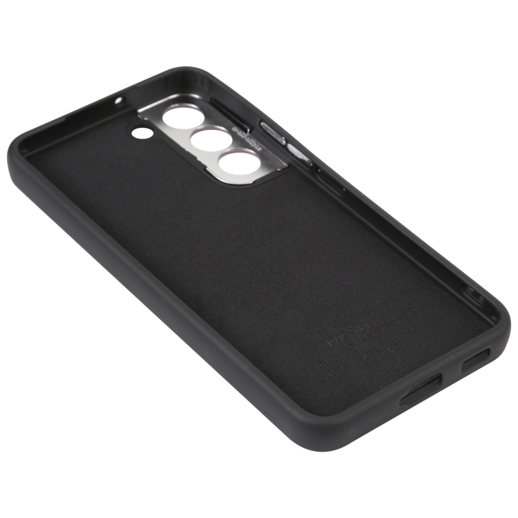 For Samsung Galaxy S22 5G Electroplated Silicone Phone Case with Lanyard(Black) For Samsung Galaxy S22 5G Electroplated Silicone Phone Case with Lanyard(Black)