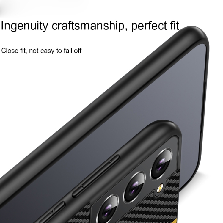 For Samsung Galaxy S22+ 5G Ultra-thin Carbon Fiber Texture Splicing Phone Case(Red) For Samsung Galaxy S22+ 5G Ultra-thin Carbon Fiber Texture Splicing Phone Case(Red)