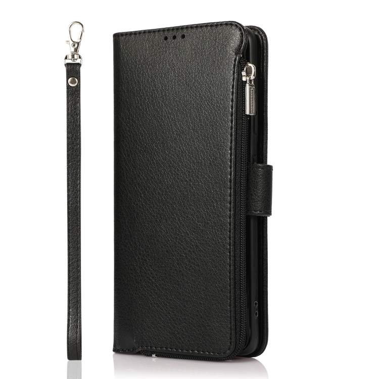 For Samsung Galaxy S21 Ultra 5G Microfiber Zipper Horizontal Flip Leather Case(Black) For Samsung Galaxy S21 Ultra 5G Microfiber Zipper Horizontal Flip Leather Case(Black)