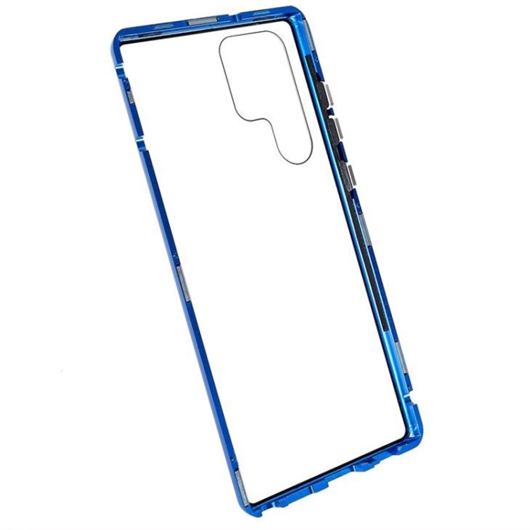 For Samsung Galaxy S22 Ultra 5G Anti-peeping Magnetic Double-sided Tempered Glass Phone Case(Gold) For Samsung Galaxy S22 Ultra 5G Anti-peeping Magnetic Double-sided Tempered Glass Phone Case(Gold)