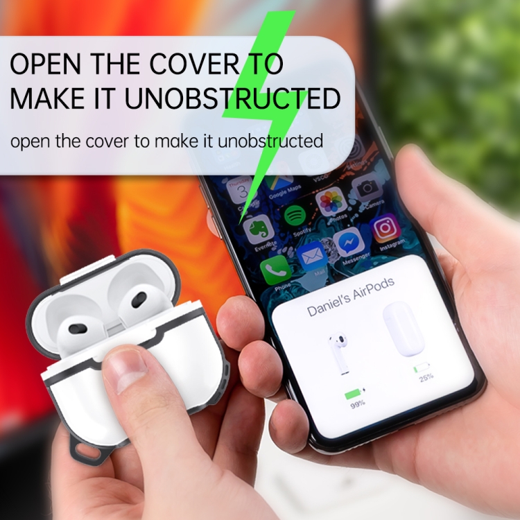 RedPepper TPU + PC Shockproof Case For AirPods 3(White) RedPepper TPU + PC Shockproof Case For AirPods 3(White)