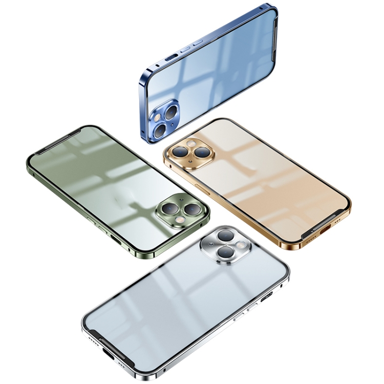 Frosted Metal Phone Case For iPhone 12(Gold) Frosted Metal Phone Case For iPhone 12(Gold)