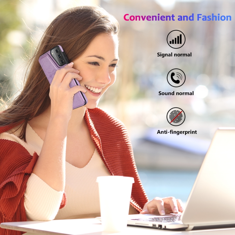 For Samsung Galaxy S21+ 5G Double Buckle Mandala PU+TPU Phone Case(Purple) For Samsung Galaxy S21+ 5G Double Buckle Mandala PU+TPU Phone Case(Purple)