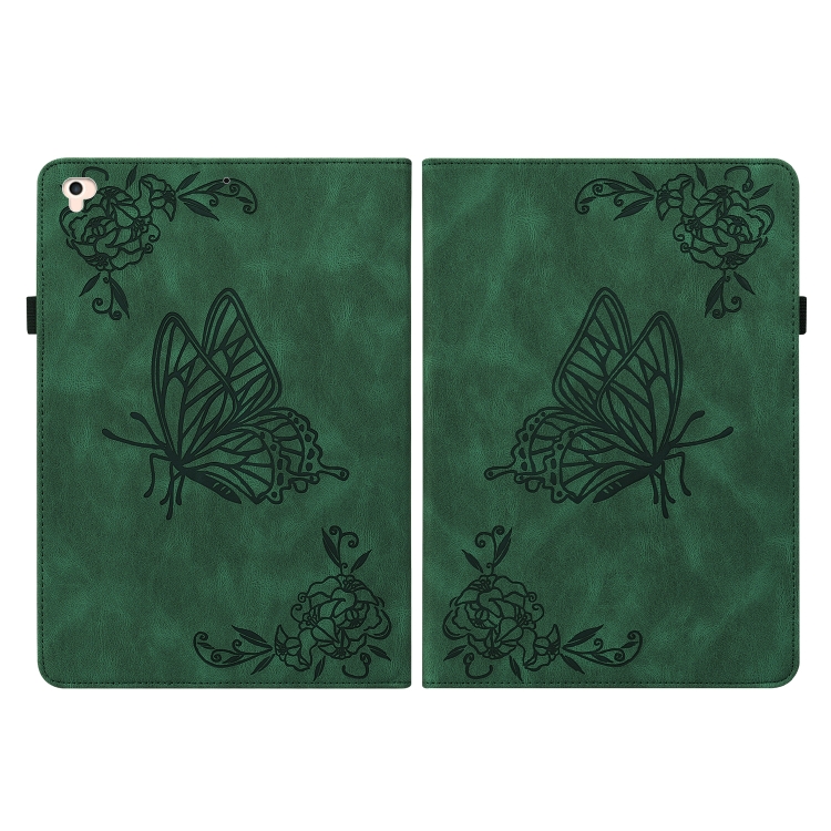 Butterfly Flower Embossed Leather Tablet Case For iPad 9.7 inch 2017 / 2018(Green) Butterfly Flower Embossed Leather Tablet Case For iPad 9.7 inch 2017 / 2018(Green)