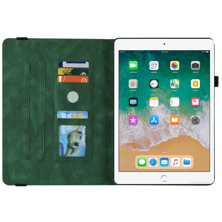 Butterfly Flower Embossed Leather Tablet Case For iPad 9.7 inch 2017 / 2018(Green) Butterfly Flower Embossed Leather Tablet Case For iPad 9.7 inch 2017 / 2018(Green)