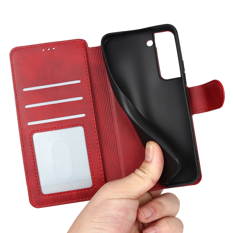 For Samsung Galaxy S22+ 5G Shockproof PU + TPU Leather Phone Case(Red) For Samsung Galaxy S22+ 5G Shockproof PU + TPU Leather Phone Case(Red)