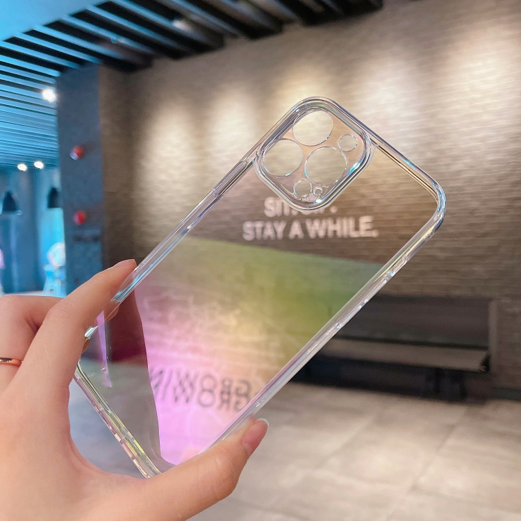 For iPhone 11 Pro Max Color Plated Acrylic + TPU Phone Case (Gradient Rainbow) For iPhone 11 Pro Max Color Plated Acrylic + TPU Phone Case (Gradient Rainbow)