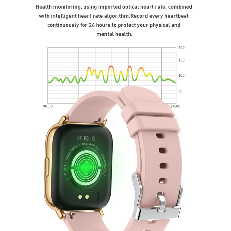 Rogbid Rowatch 2S 1.65 pulgadas TFT Smart Watch, soporte de monitoreo de la presión arterial/monitoreo del sueño (rosa) - B1