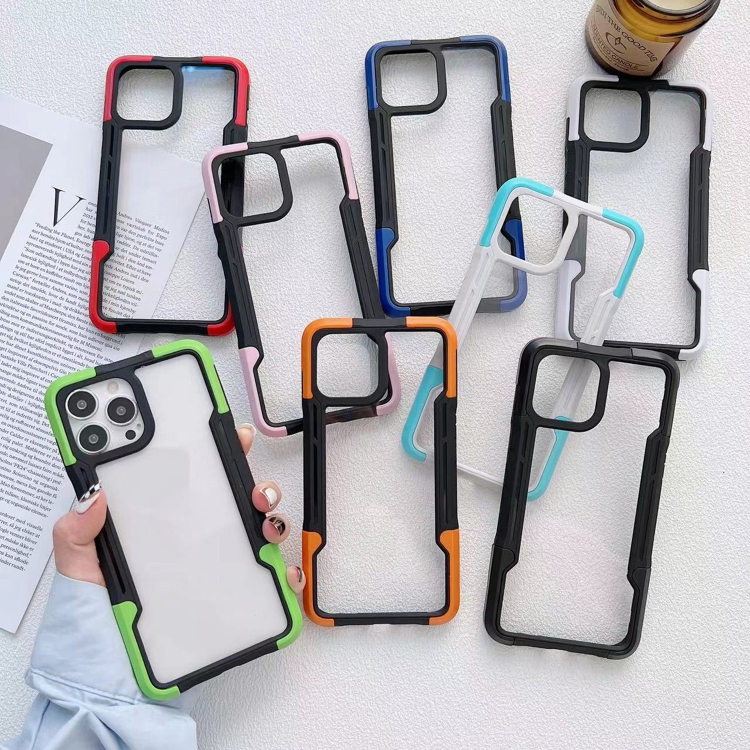 For iPhone 11 Pro Armor Acrylic 3 in 1 Phone Case (Orange) For iPhone 11 Pro Armor Acrylic 3 in 1 Phone Case (Orange)