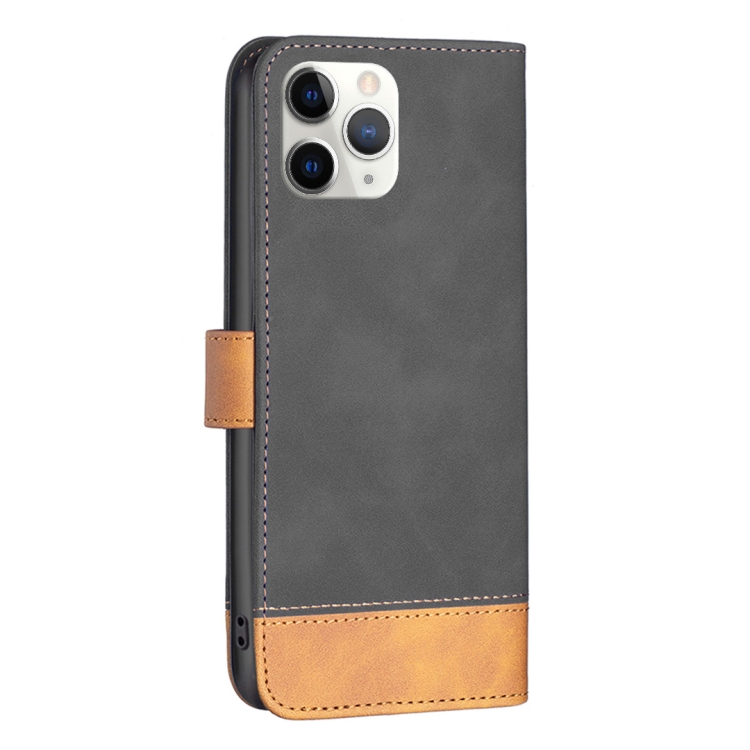 For iPhone 11 Pro BF11 Color Matching Skin Feel Leather Phone Case (Black) For iPhone 11 Pro BF11 Color Matching Skin Feel Leather Phone Case (Black)