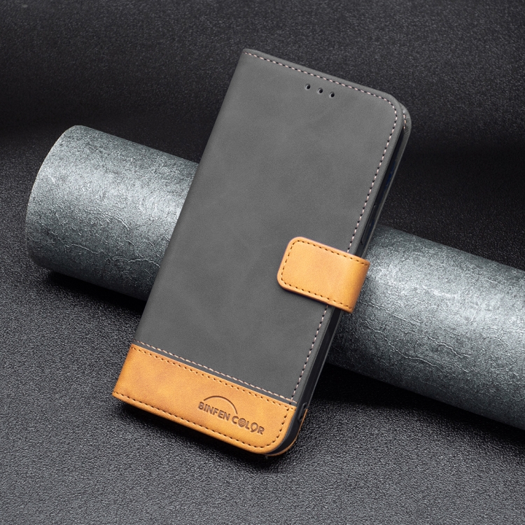 For iPhone 11 Pro BF11 Color Matching Skin Feel Leather Phone Case (Black) For iPhone 11 Pro BF11 Color Matching Skin Feel Leather Phone Case (Black)