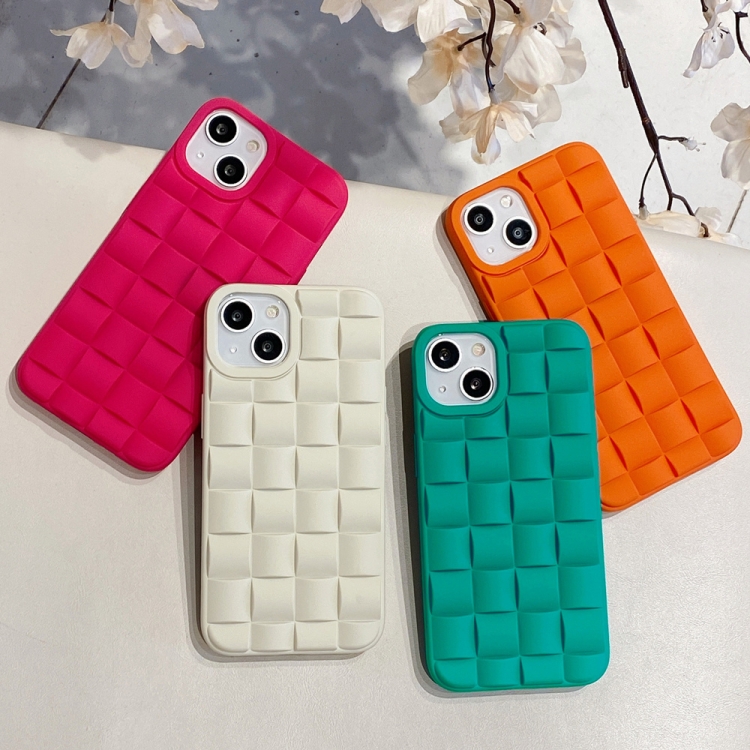 For iPhone 11 Pro Max Weave Texture TPU Phone Case (Orange) For iPhone 11 Pro Max Weave Texture TPU Phone Case (Orange)