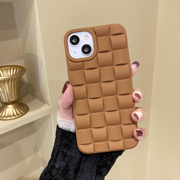 For iPhone 11 Pro Max Weave Texture Skin Feel TPU Phone Case (Brown) For iPhone 11 Pro Max Weave Texture Skin Feel TPU Phone Case (Brown)