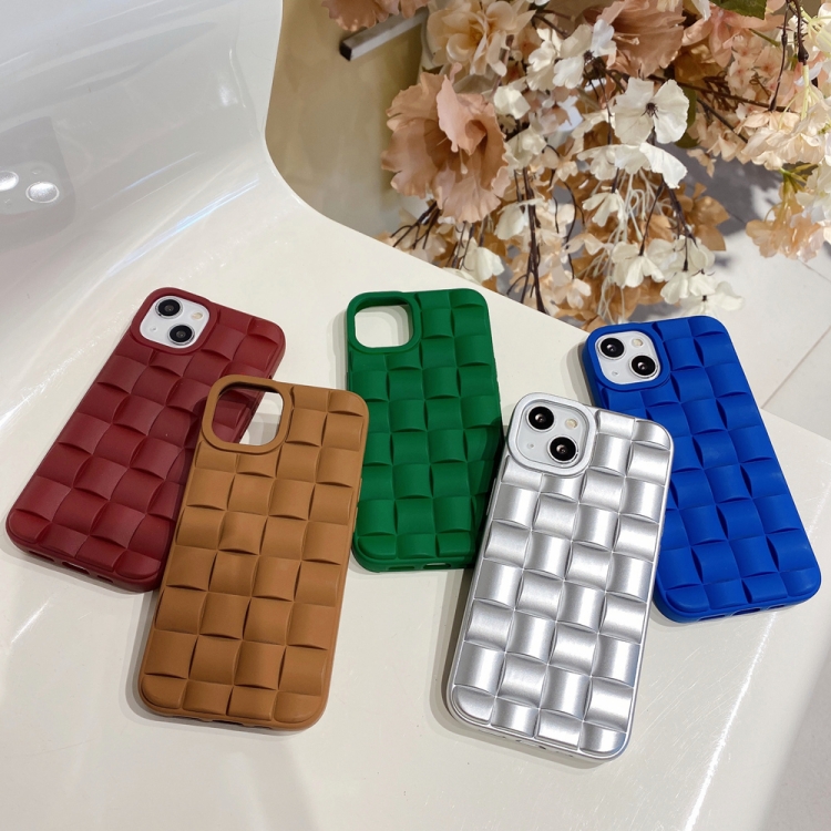 For iPhone 11 Pro Max Weave Texture Skin Feel TPU Phone Case (Brown) For iPhone 11 Pro Max Weave Texture Skin Feel TPU Phone Case (Brown)