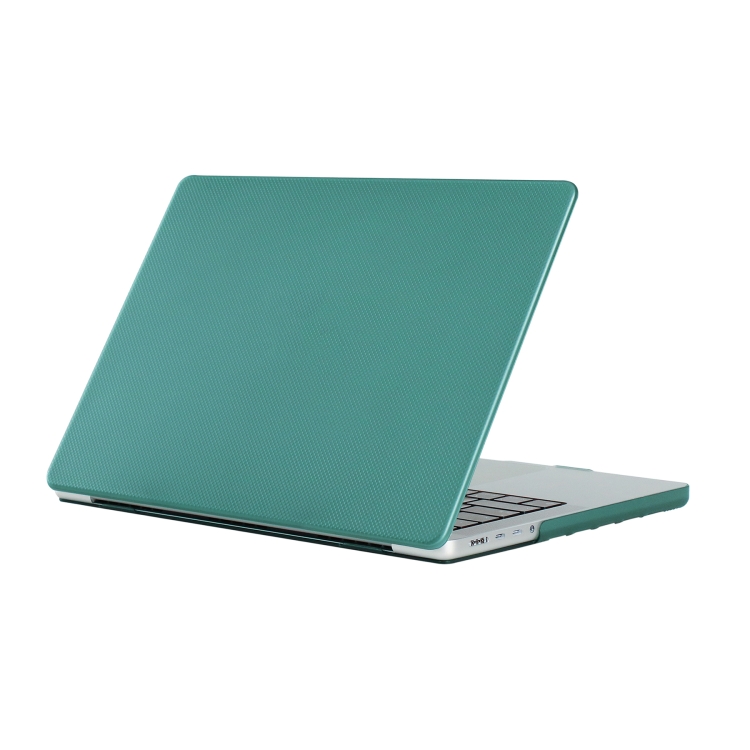 For MacBook Air 13.3 inch A1932 / A2179 / A2337 / Air-M1 Dot Texture Double Sided Tanned Laptop Case(Dark Green) For MacBook Air 13.3 inch A1932 / A2179 / A2337 / Air-M1 Dot Texture Double Sided Tanned Laptop Case(Dark Green)