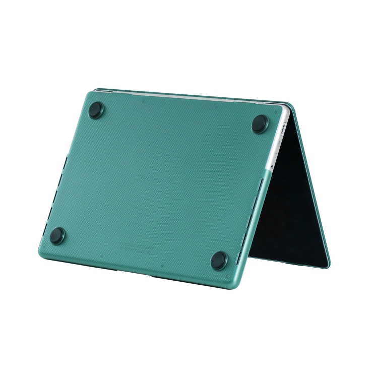For MacBook Air 13.3 inch A1932 / A2179 / A2337 / Air-M1 Dot Texture Double Sided Tanned Laptop Case(Dark Green) For MacBook Air 13.3 inch A1932 / A2179 / A2337 / Air-M1 Dot Texture Double Sided Tanned Laptop Case(Dark Green)