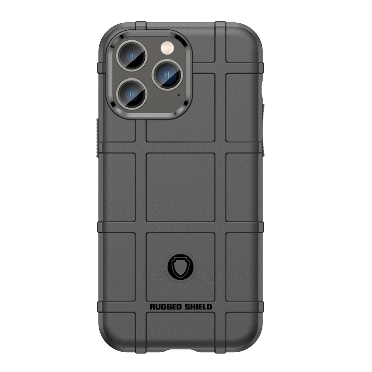 For iPhone 14 Rugged Shield Full Coverage Shockproof TPU Case (Black) For iPhone 14 Rugged Shield Full Coverage Shockproof TPU Case (Black)