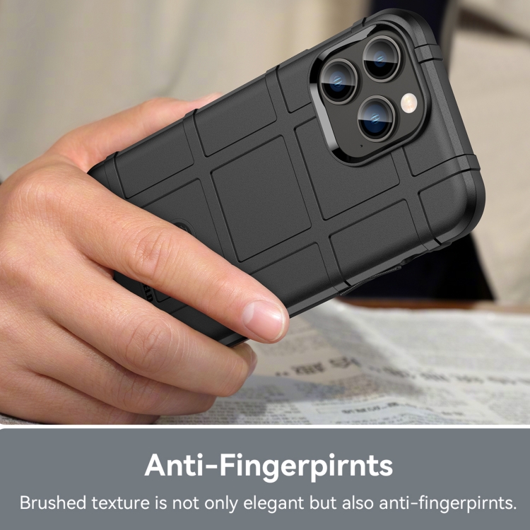 For iPhone 14 Rugged Shield Full Coverage Shockproof TPU Case (Black) For iPhone 14 Rugged Shield Full Coverage Shockproof TPU Case (Black)
