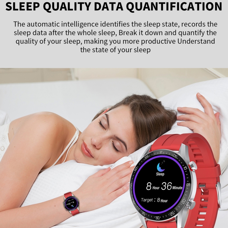 SK7PLUS 1.28 pulgadas Strap de cuero de pantalla IPS Smart Watch, admite Bluetooth Call/Sleep Monitoring (marrón) - B2