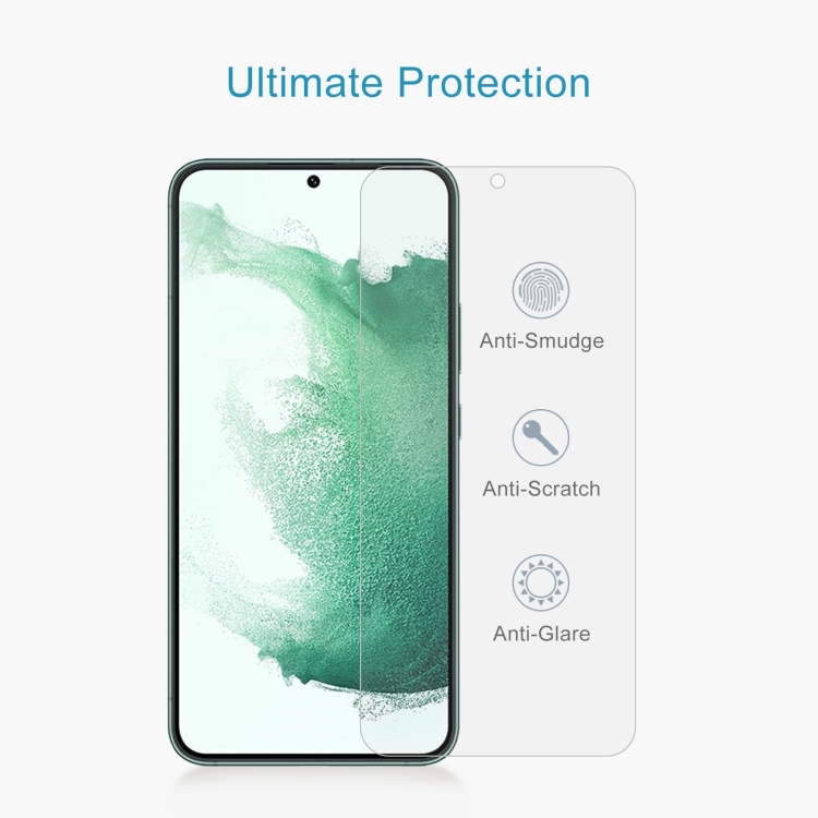 For Samsung Galaxy S22+ 5G 0.18mm 9H 2.5D Tempered Glass Fingerprint Unlock Film For Samsung Galaxy S22+ 5G 0.18mm 9H 2.5D Tempered Glass Fingerprint Unlock Film
