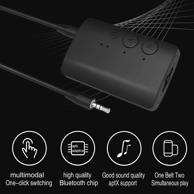 LE505 Bluetooth Receiver Transceiver Adapter(Black) LE505 Bluetooth Receiver Transceiver Adapter(Black)