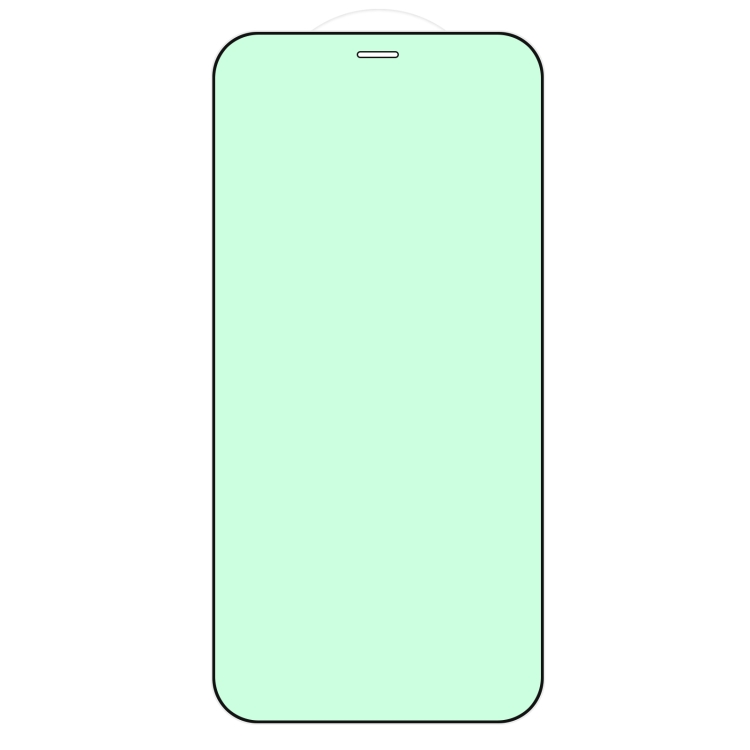 For iPhone 12 mini 25pcs Green Light Eye Protection Tempered Glass Film