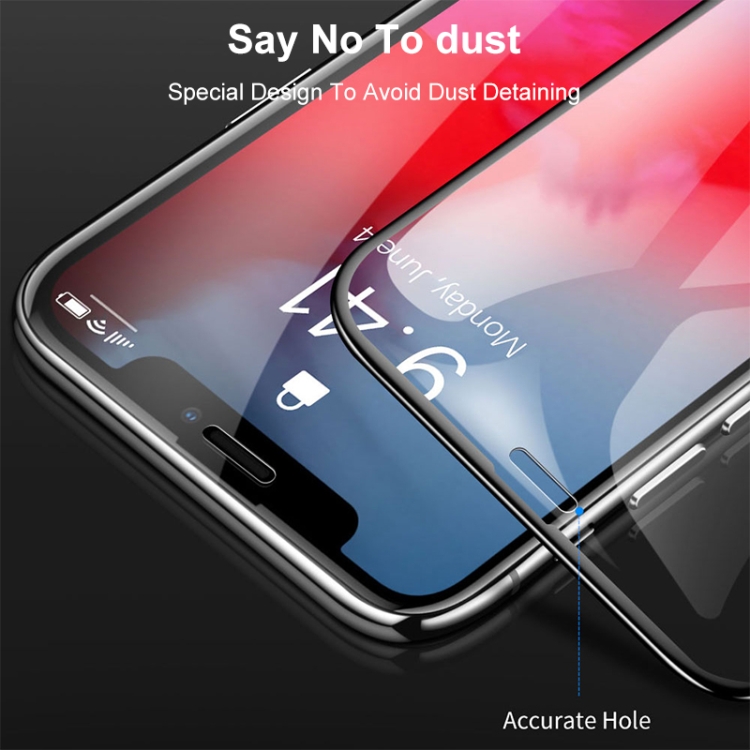 For iPhone 11 / XR Shield Arc Tempered Glass Film