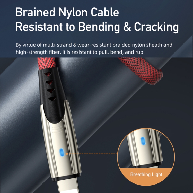 awei CL-119L Type-C / USB-C to 8 Pin Nylon Braid Fast Charging Cable, Length: 1m(Black) awei CL-119L Type-C / USB-C to 8 Pin Nylon Braid Fast Charging Cable, Length: 1m(Black)